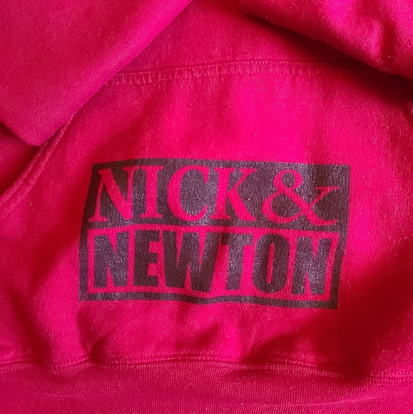 Nick & Newton Merch Hoodie | Maroon | Men's Large - Picture 2 of 5